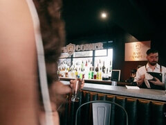 Anaal, Badkamer, Grote lul, Grote mammen, Bruinharig, Hardcore, Naakt, Tieten likken