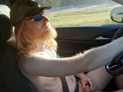 Bearded guy Skycladstargazer gets frisky and naked outdoors with some verbal action