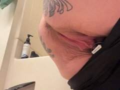 Amateur, Gode, Grosse, Gode énorme, Petite femme, Transsexuelle, Jarretelles, Jouets