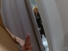 Enthousiasteling, Grote lul, Gevangen, Lul, Flashing, Handbeurt, Italiaans, Openbaar