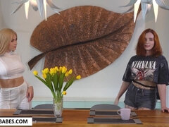 Arsch, Grosser arsch, Grosse titten, Blasen, Schwanz, Handjob, Hardcore, Muschi