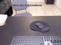 Blondine, Hd, Milf, Geld, Büro