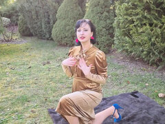 Fétiche, Hd, Lingerie, Mature, Nylon, De plein air, Douche, Rétro ancien