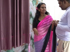 Thick Indian wench giving a BJ in an amateur clip