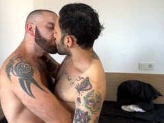 Wild three-way with ass play and oral action featuring Milo Galician and Igor Lucios