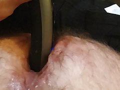 Electric razor up arse