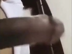 old Arab playing with her dick