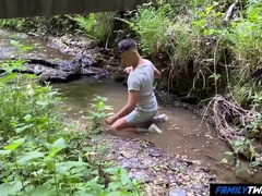 Step Uncle Cleans & Ravage his Step-Cousin after and Adventurous Day