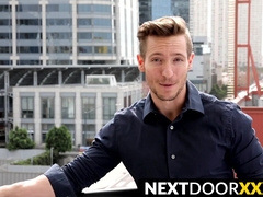 NextDoorXXX.com - Jock's precum drips as he strokes his big boner solo