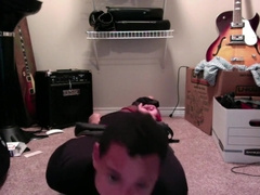 Barefoot Teen Boy Tied Up And Gagged In Closet!!!