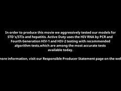 ActiveDuty Gay-For-Pay Military Gang Having Harsh Condom-Free Lovemaking