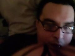 Me eating my crossdresser ass