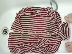 piss on sheer blouse