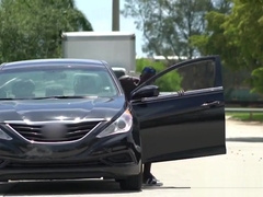 BLACK muscled dude POUNDS versatile cop in the lockers