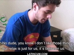 Adorable Amateur Heterosexual Latino Lad Lovemaking With Batty man Mate POINT OF VIEW