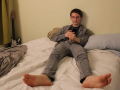 Caressing and Edging myself before Beau Gets Home