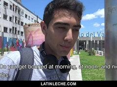 LatinLeche - Gay-For-Pay Guy Smashes A Super-Cute Latino Fellow for Money