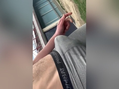 Public Jerk Off On Soccer Field