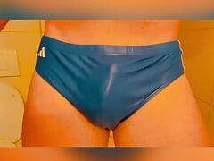 Desperate Piss in adidas speedo