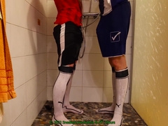 Shower In Soccer With My Bf