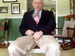 Daddy masturbating