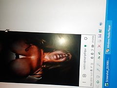 cum tributing big tits