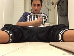 Twink Lucas Kitchen Jack Off