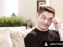 ADULT TIME - Straight Best Friends Jay Tee and Isaac Parker Compare Dick Sizes For DEEP ANAL TEST!
