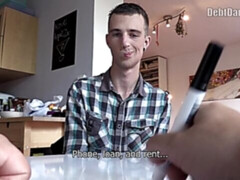 Tatted-up twink enjoys doggystyle anal in POV