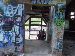 Axel Abysse Showered By Fur covered Transman Before Getting Fisted