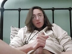 Jerking and showing ass