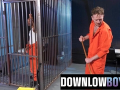 DownlowBoys - Trustee Ravages Guy Prisoner Jock Rock Hard In The Caboose