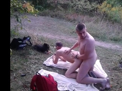 Bareback Gay Couple's Adventure at Birkensee Lake