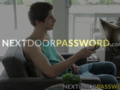 Naughty twink Grayson Lange lures hunky Johnny Hill to taste his cock