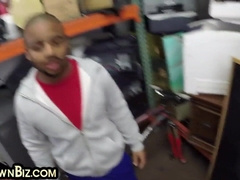 Brief black bottom 3way screwed in the pawn supermarket office