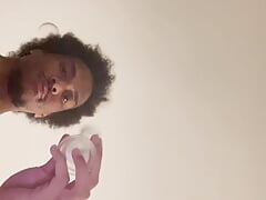 First time anal play with new toy