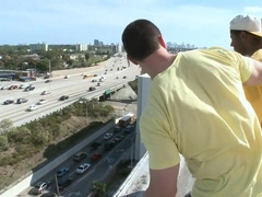 Watch this Black muscle dude ravage a lucky guy