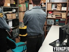 Black perp compromises and anal fucked by LP Officers