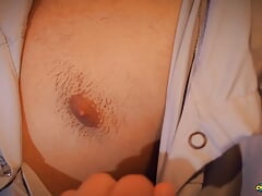 Cameraman Helps Camilo Brown Masturbate His Big Uncut Cock Till He Shoots a Nice Load And Swallows His Own Cum