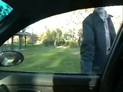 Twink blows me in my car and I give him a facial 4