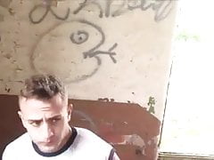 Gay Sex : Wade Steel & James Carter (Condom Outdoor)