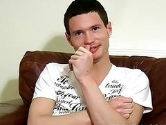 Tattooed jock jerking off and moaning