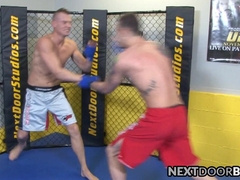 Athletic jocks Cliff Jensen and Steven Daigle anal fuck