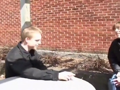 Two Guys Fuck Rookie's Tight Ass