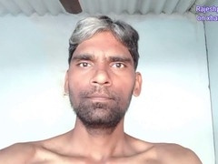 Rajeshplayboy993 strokes his meat in the kitchen and shoots his load
