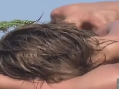 Gota Yamaguchi Brings Down Toshiyu Nomura In Beach Buttfuck Act
