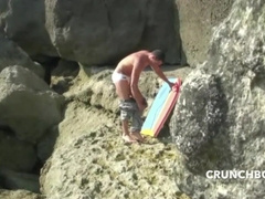 151 Enzo Rimenez Torn Up By Jordan Fox In Public Beach – Exhibitionist