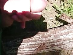 Cumshot outside