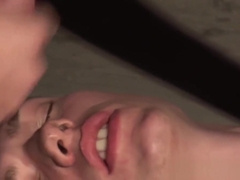Spitroasted british bloke facialized in trio