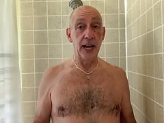 Daoud takes a shower and shaves